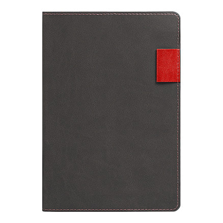 Ежедневник Flexy Freedom Latte А5, Серый/Красный-1