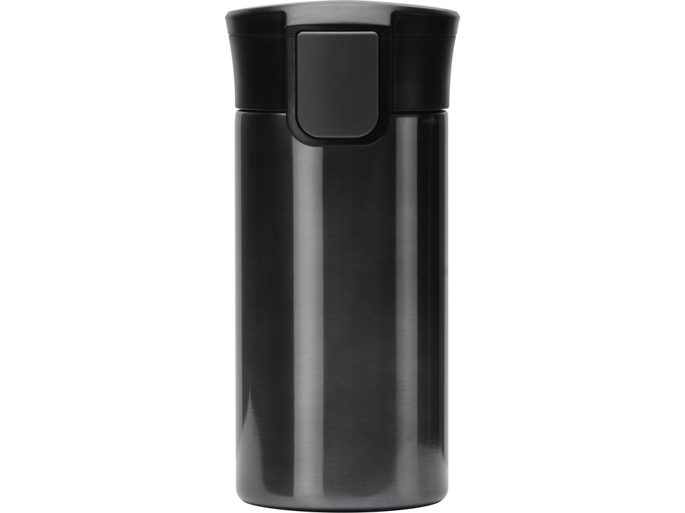 Вакуумная термокружка с кнопкой Upgrade, Waterline, тубус, матовая сталь-4