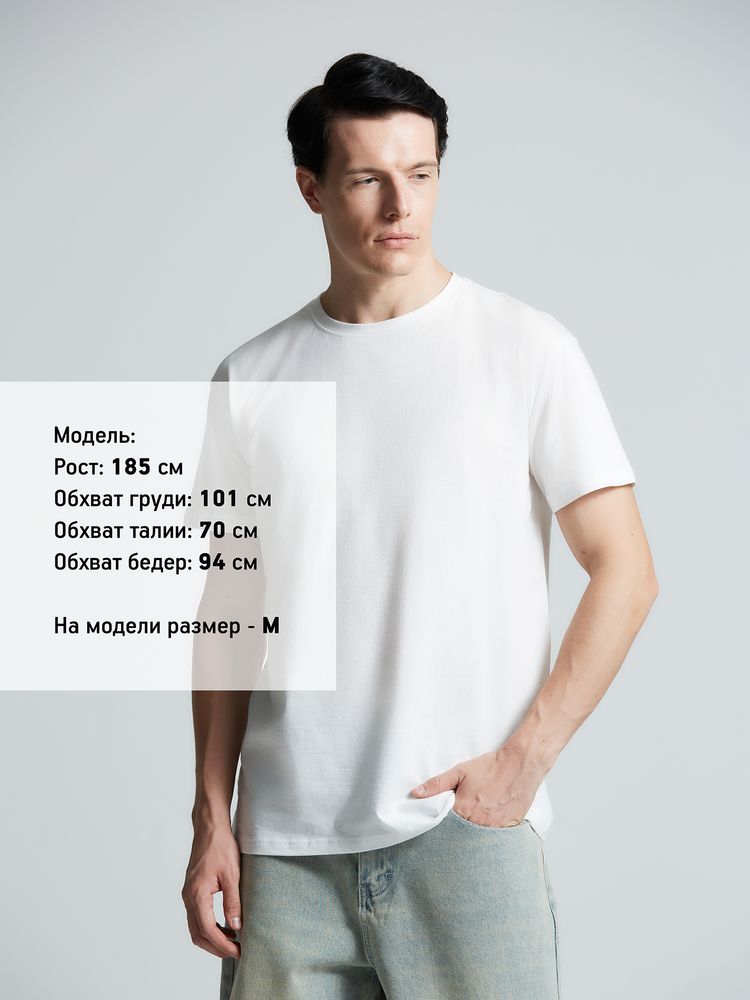 Футболка унисекс T-Bolka 160, белая (белоснежная)-5