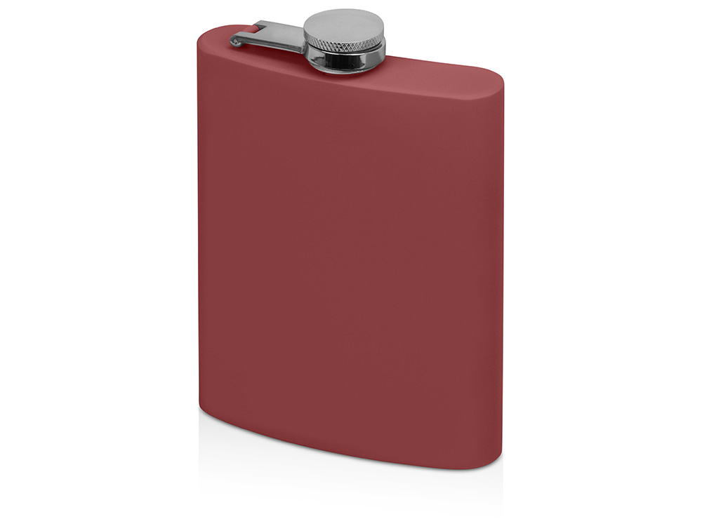 Фляжка 240 мл Remarque soft touch, 304 сталь, бургунди-0
