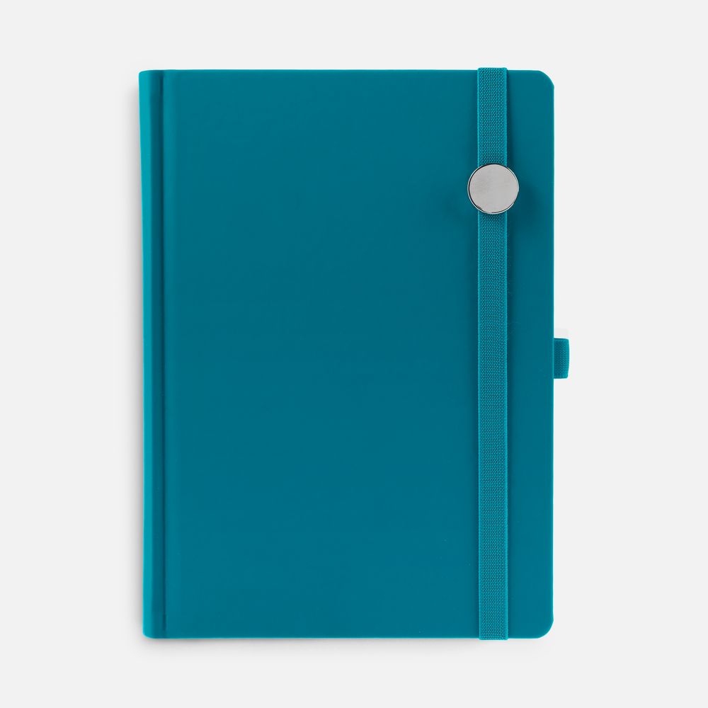 Ежедневник Favor Metal, недатированный, бирюзовый-1