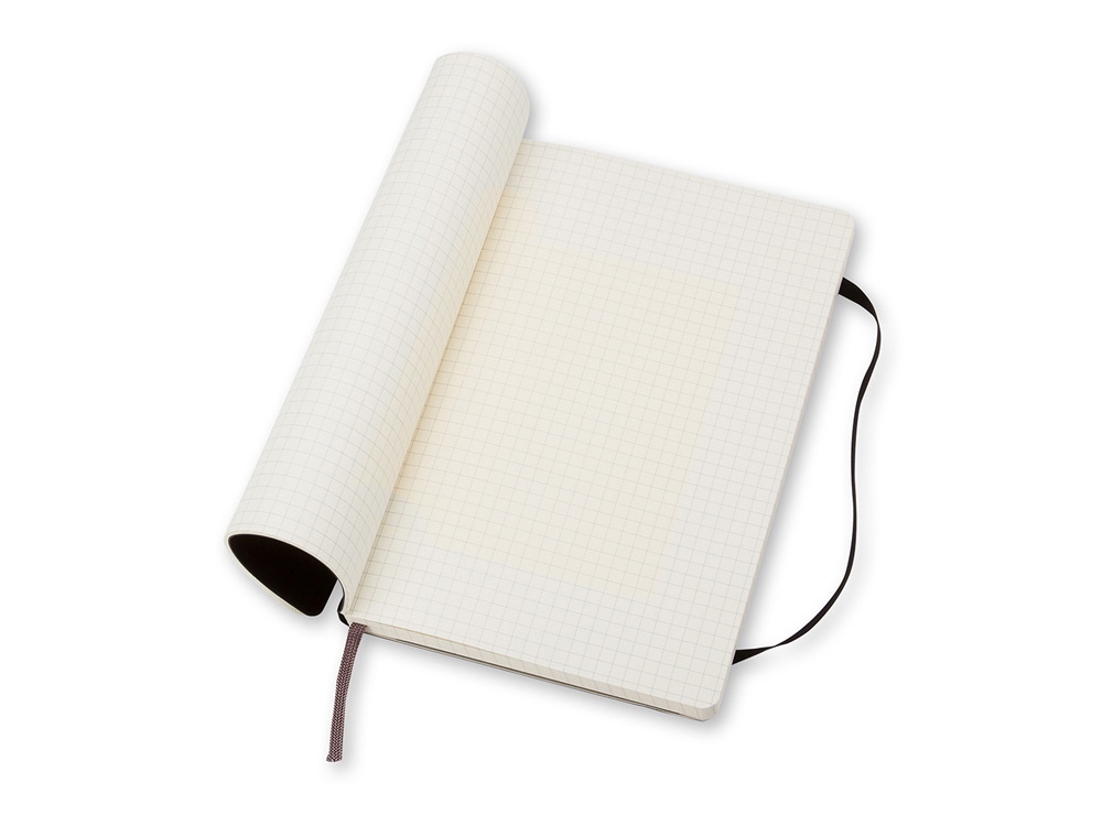 Записная книжка Moleskine Classic Soft (в клетку), Large (13х21см), черный-2