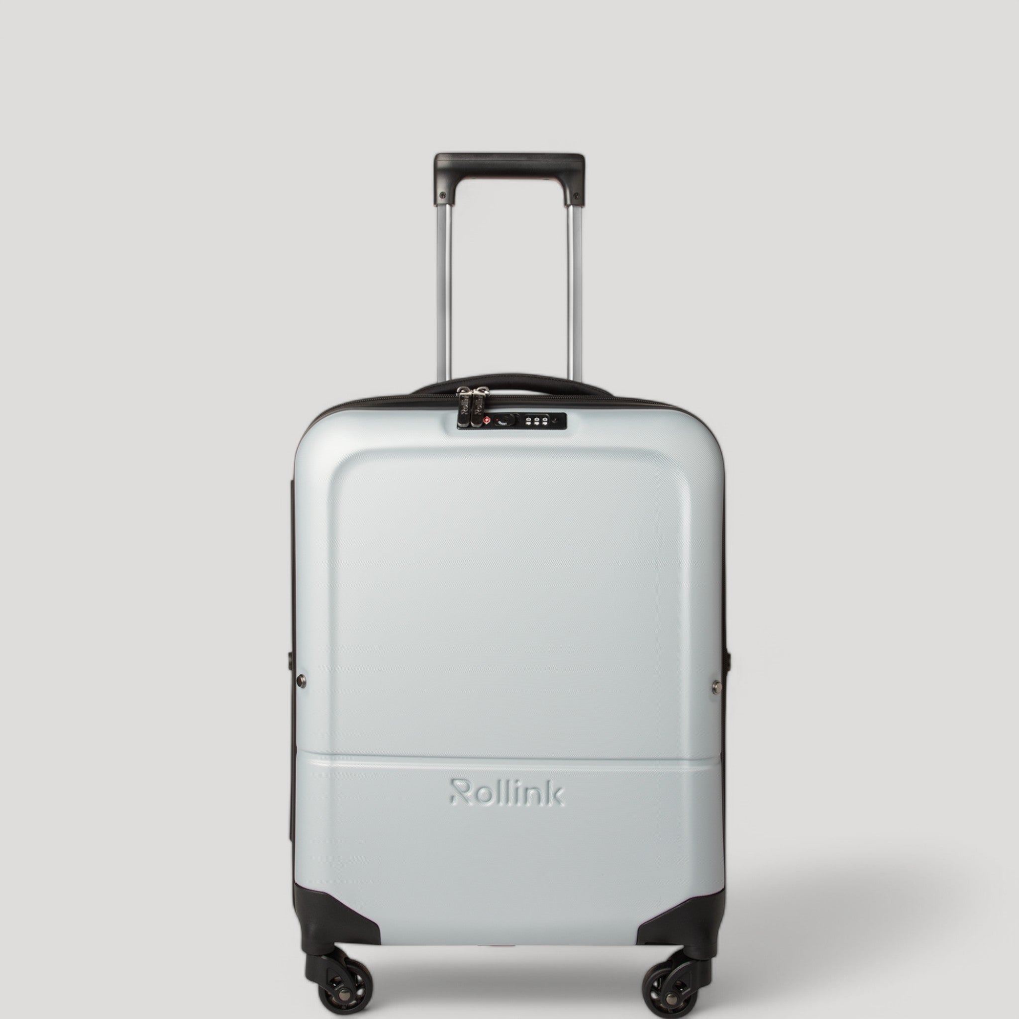 Чемодан складной Rollink FLEX LIGHT 55x40x20 см, 4 колеса, светло-серый-4