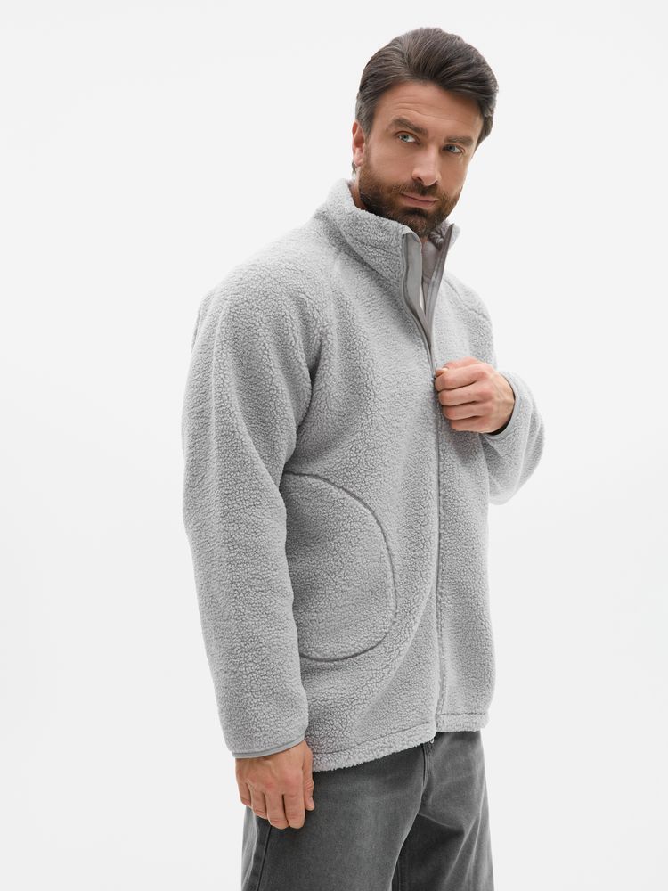 Куртка унисекс Oblako 2.0, светло-серая-3