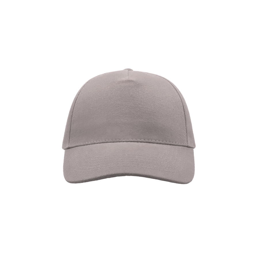 Бейсболка LIBERTY FIVE, 5 клиньев, застежка на липучке, светло-серый-2