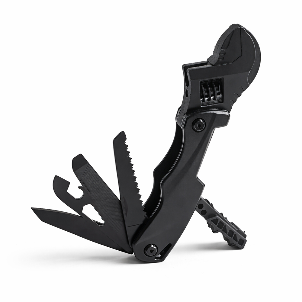 Мультиинструмент с разводным ключом Iron Beast, Чёрный-1