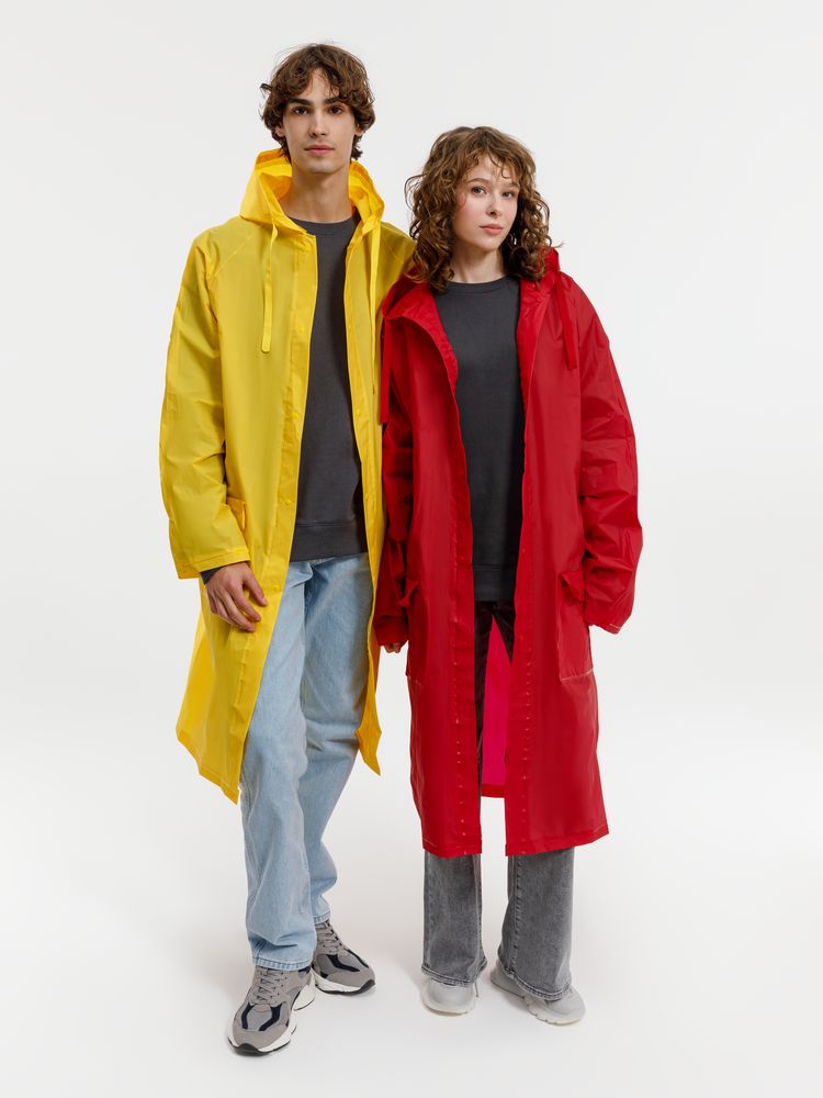 Дождевик RainDrop, желтый-8