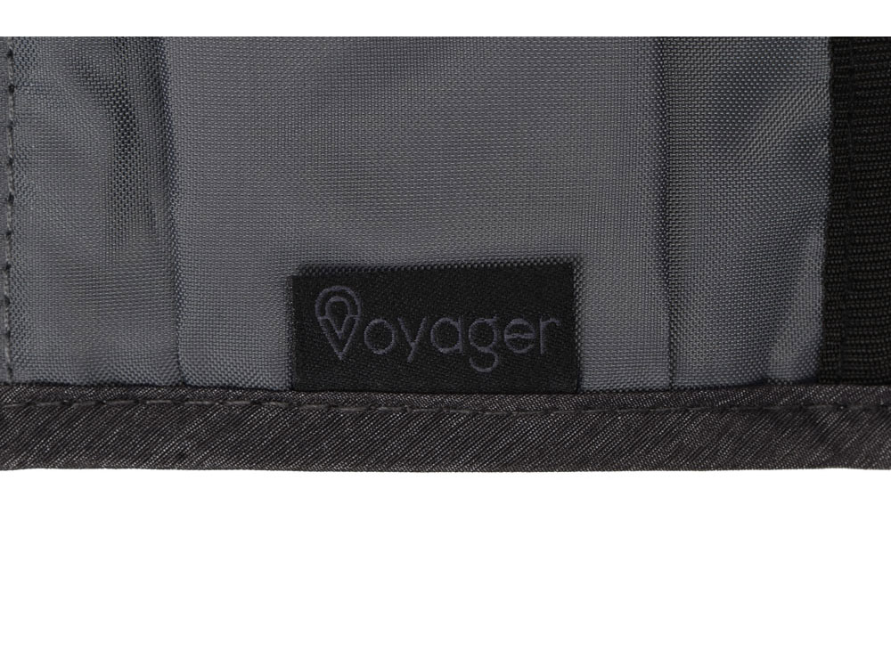 Органайзер District для электроники на резинке, темно-серый-7