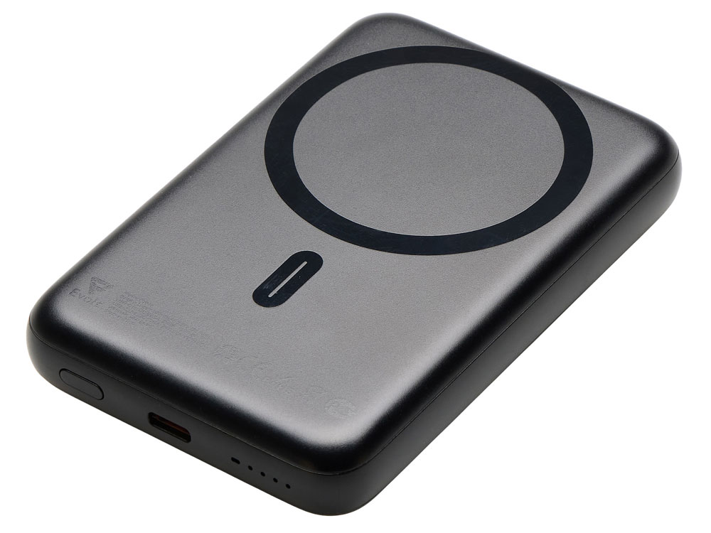 Магнитный внешний беспроводной аккумулятор Polarix, QC/PD, 10000 мАч, черный-2