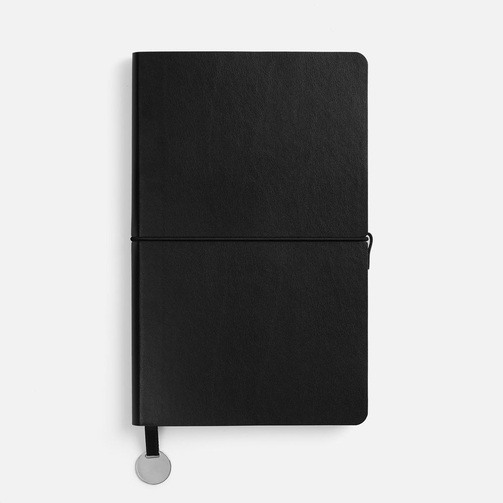 Ежедневник Waltz, недатированный, черный-1