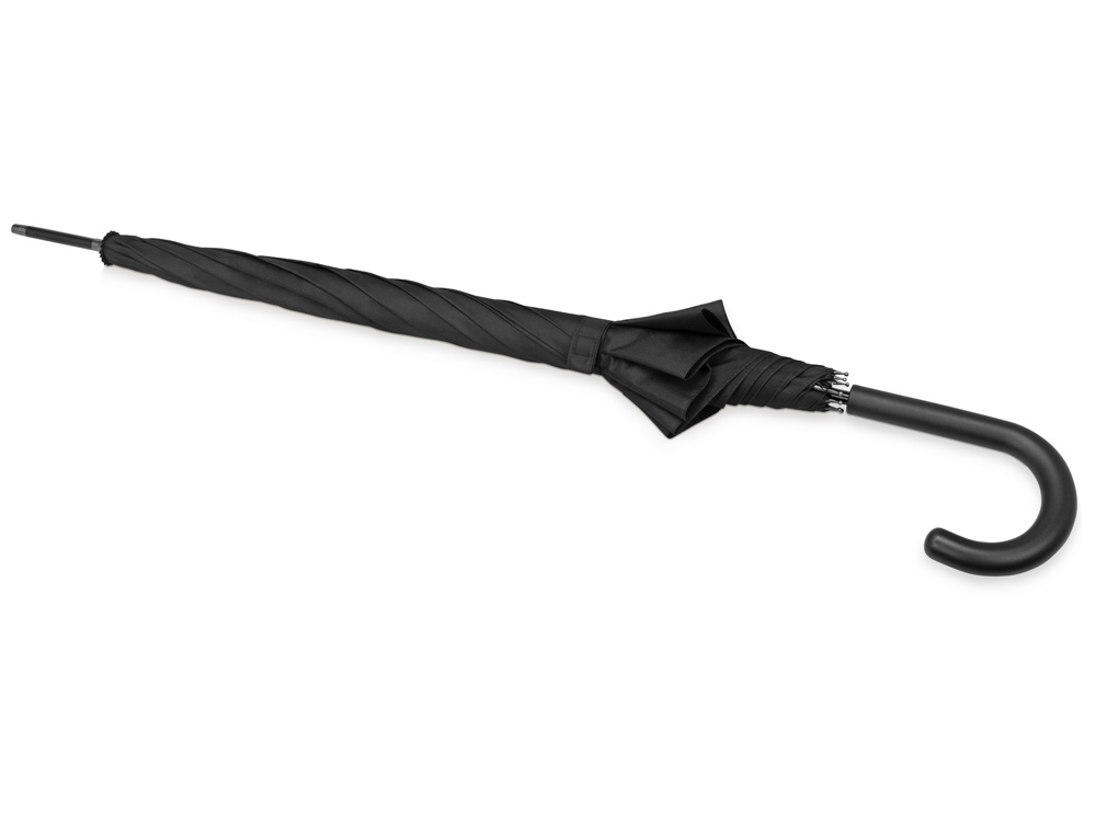 Зонт-трость Wind, полуавтомат, черный-2