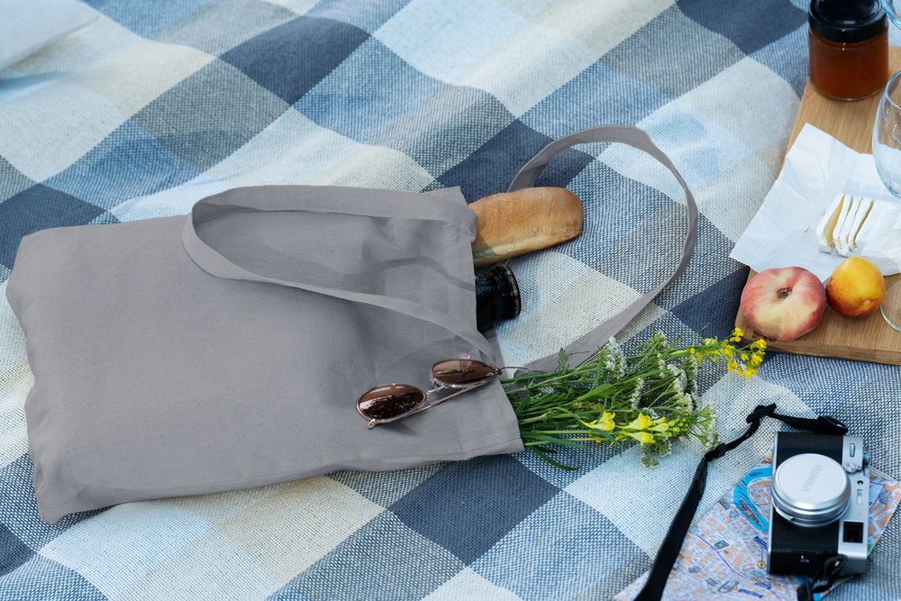 Холщовая сумка Strong 210, серая-3