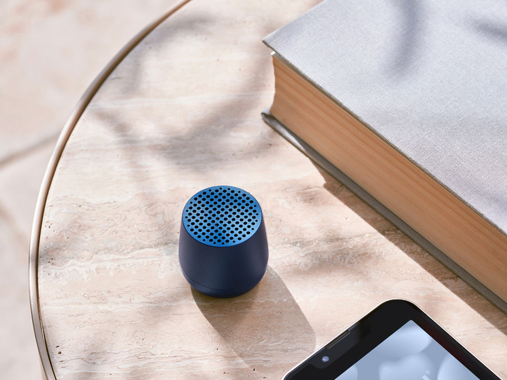 Колонка беспроводная Mino+, темно-синий-3