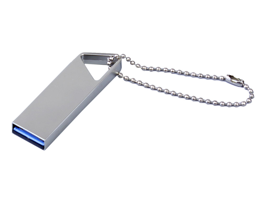 USB 2.0-флешка на 32 Гб с мини чипом, компактный дизайн, отверстие треугольной формы для цепочки-0