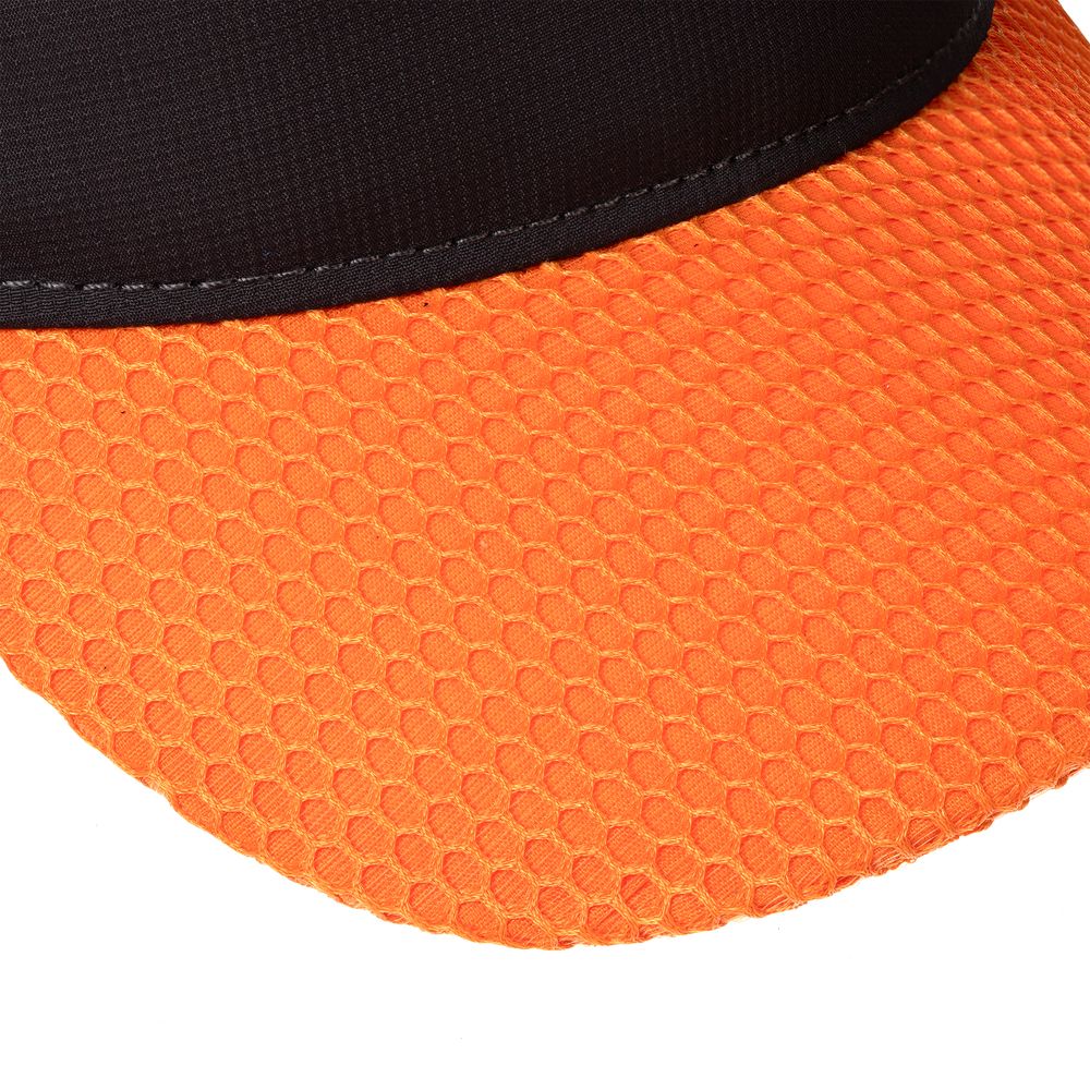 Козырек Grand Slam, темно-серый с оранжевым-2