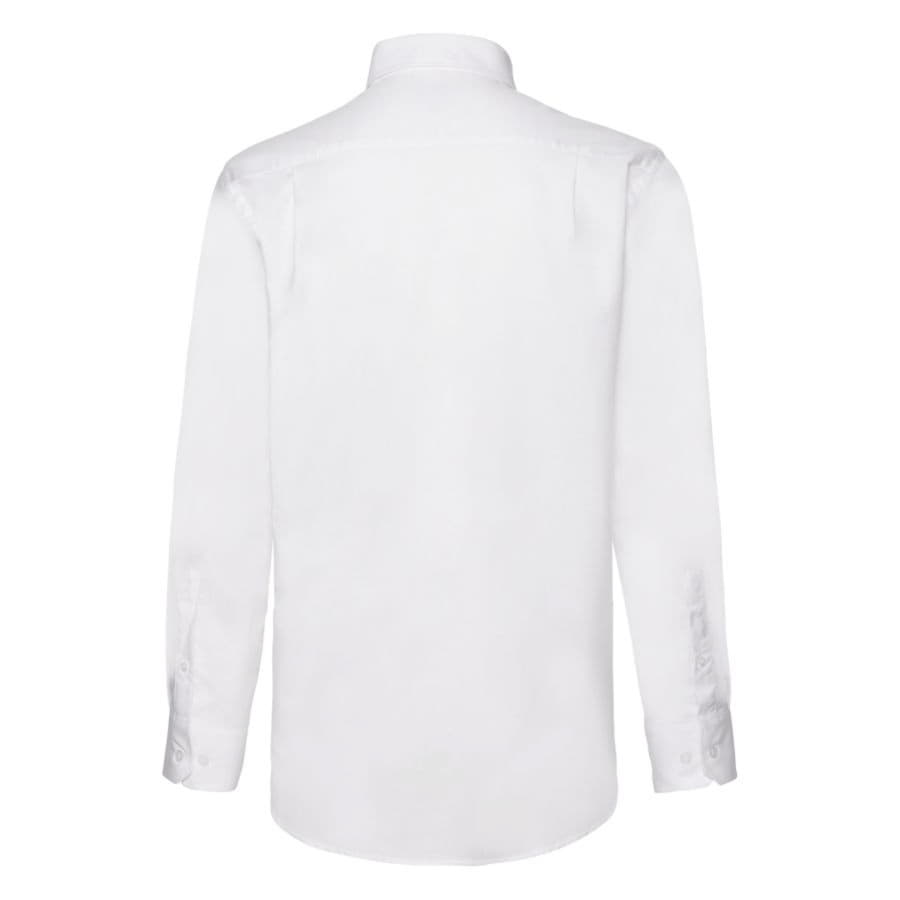 Рубашка мужская LONG SLEEVE OXFORD SHIRT 130, белый-1
