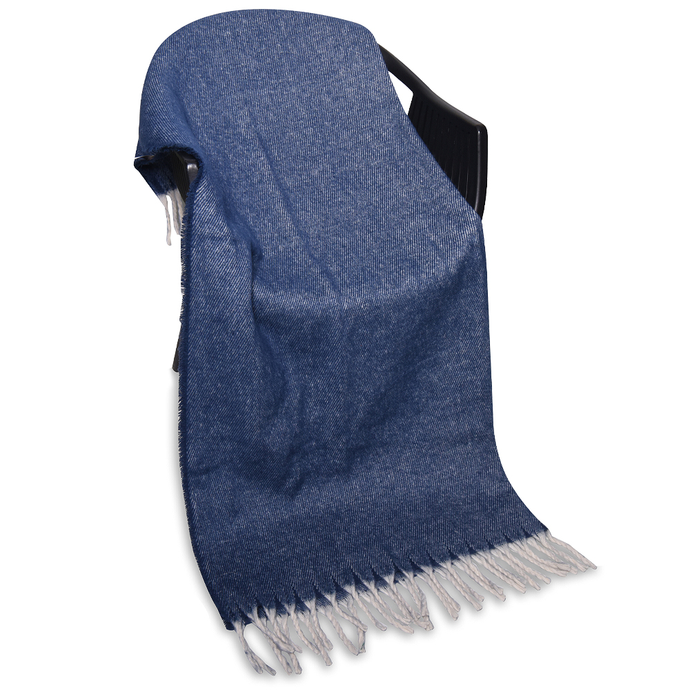 Плед акриловый SUPER SOFT NATURE, Темно-синий-2