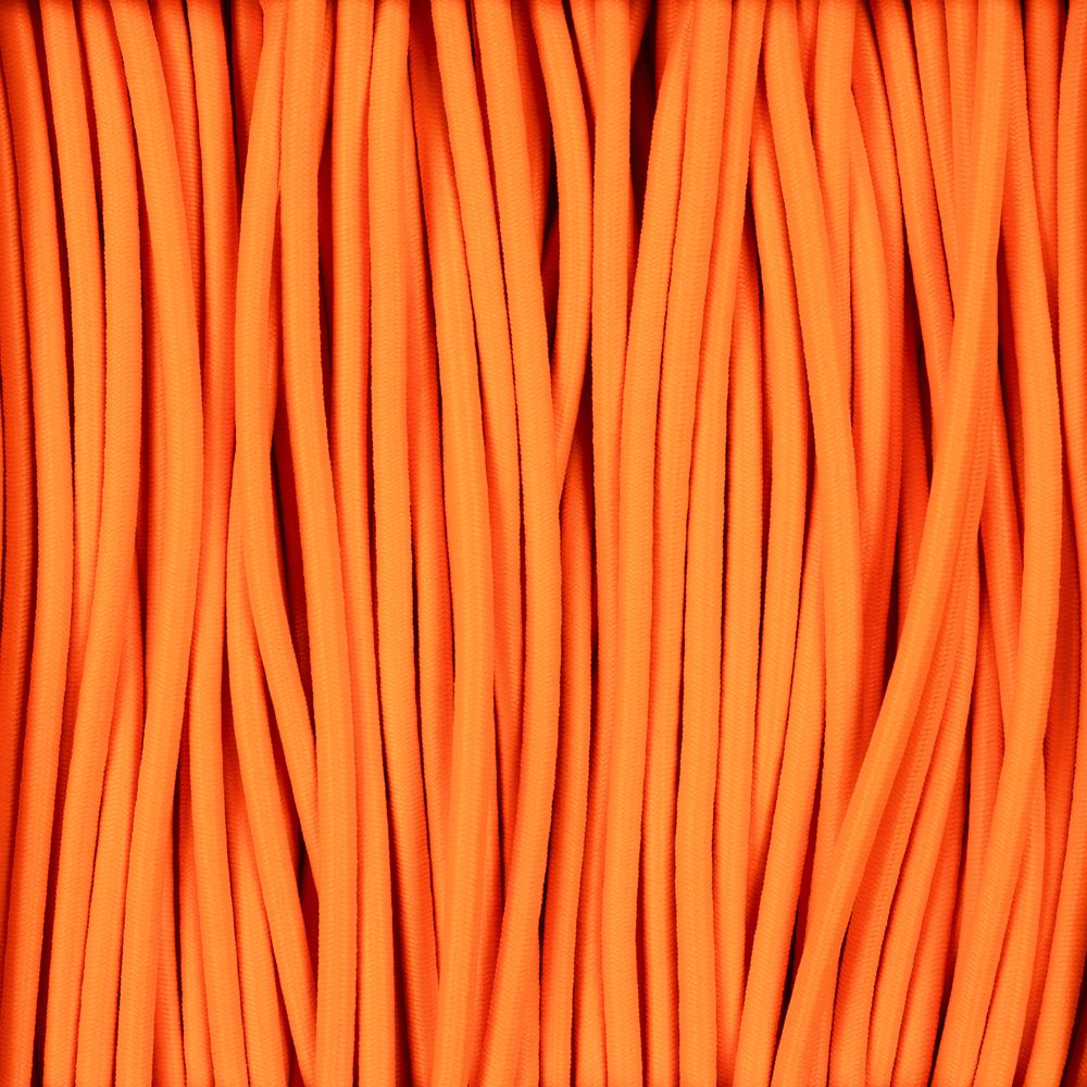 Круглая резинка Chapu S, оранжевый неон, 20 см-1