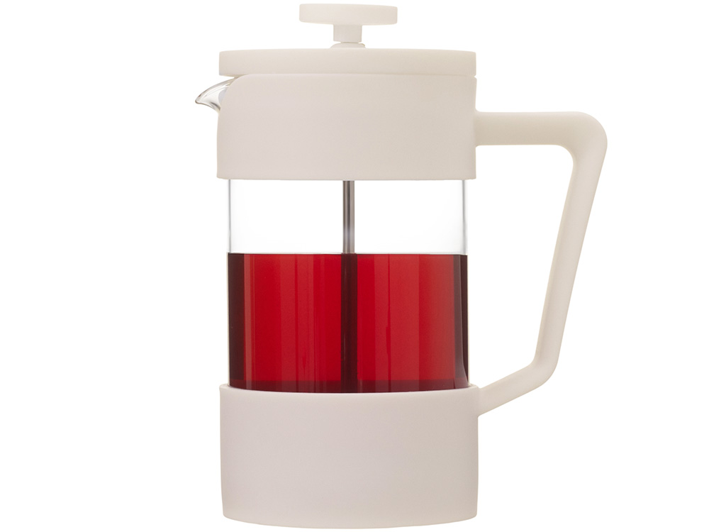 Пластиковый френч-пресс Intense, 600мл, белый-5