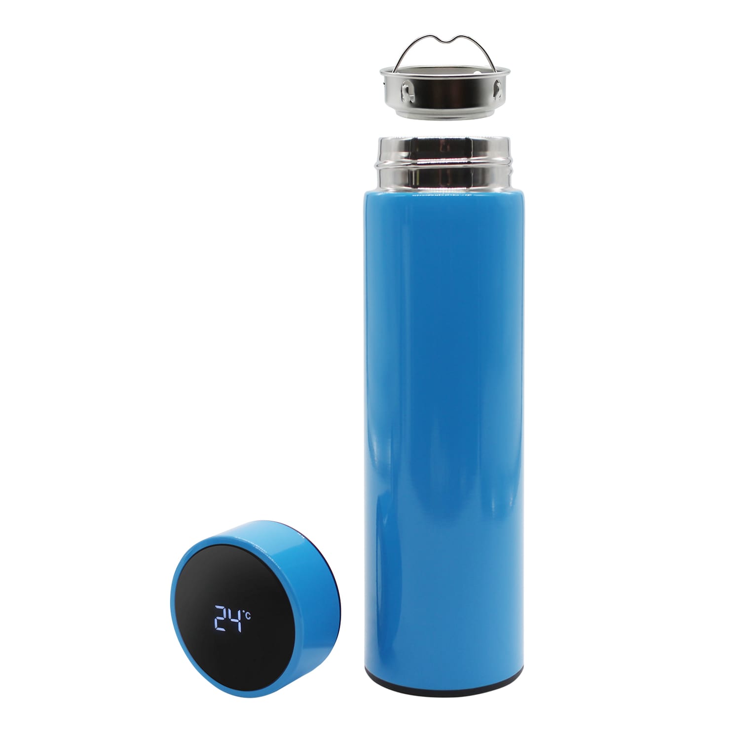 Термос Reactor с датчиком температуры (голубой)-2
