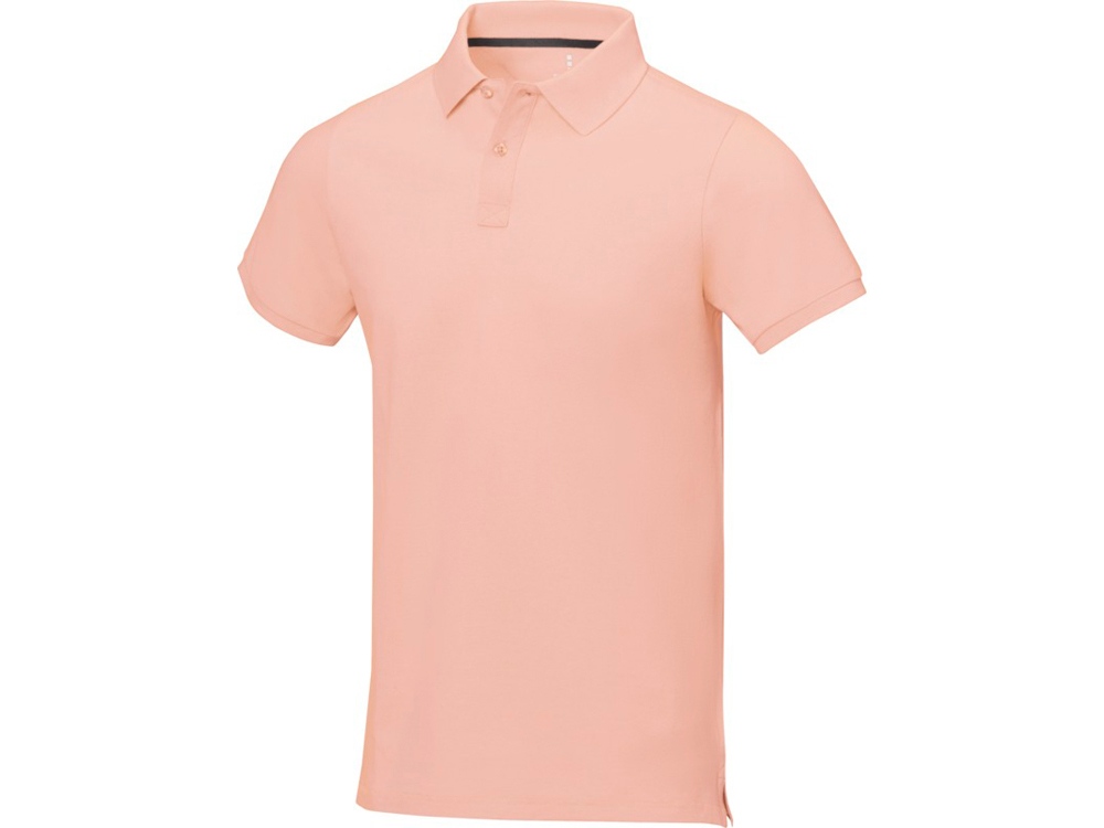 Calgary мужская футболка-поло с коротким рукавом, pale blush pink-0