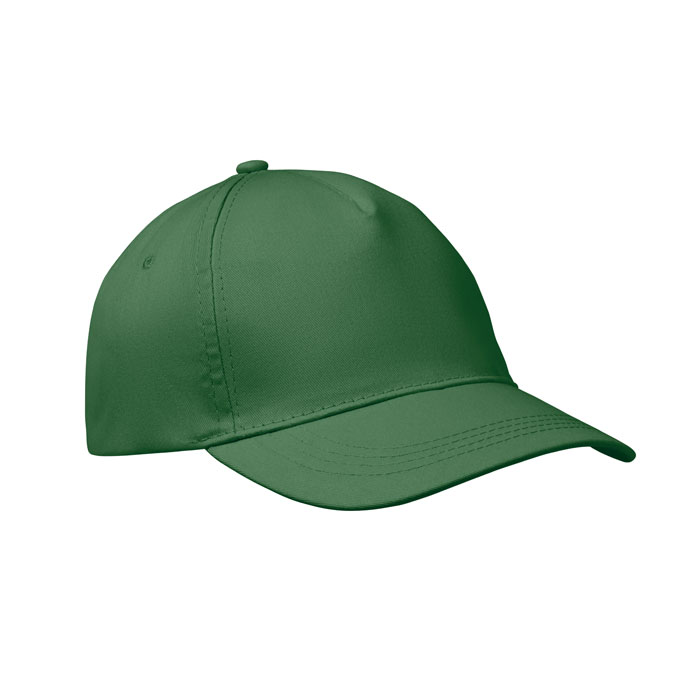 5 panel baseball cap, тёмно-зелёный-0