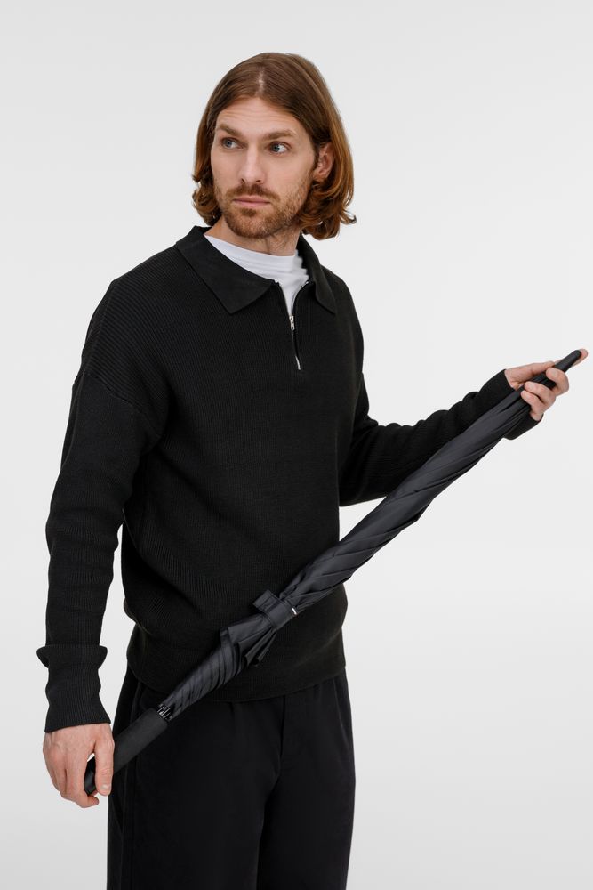 Зонт-трость U.900, черный-5