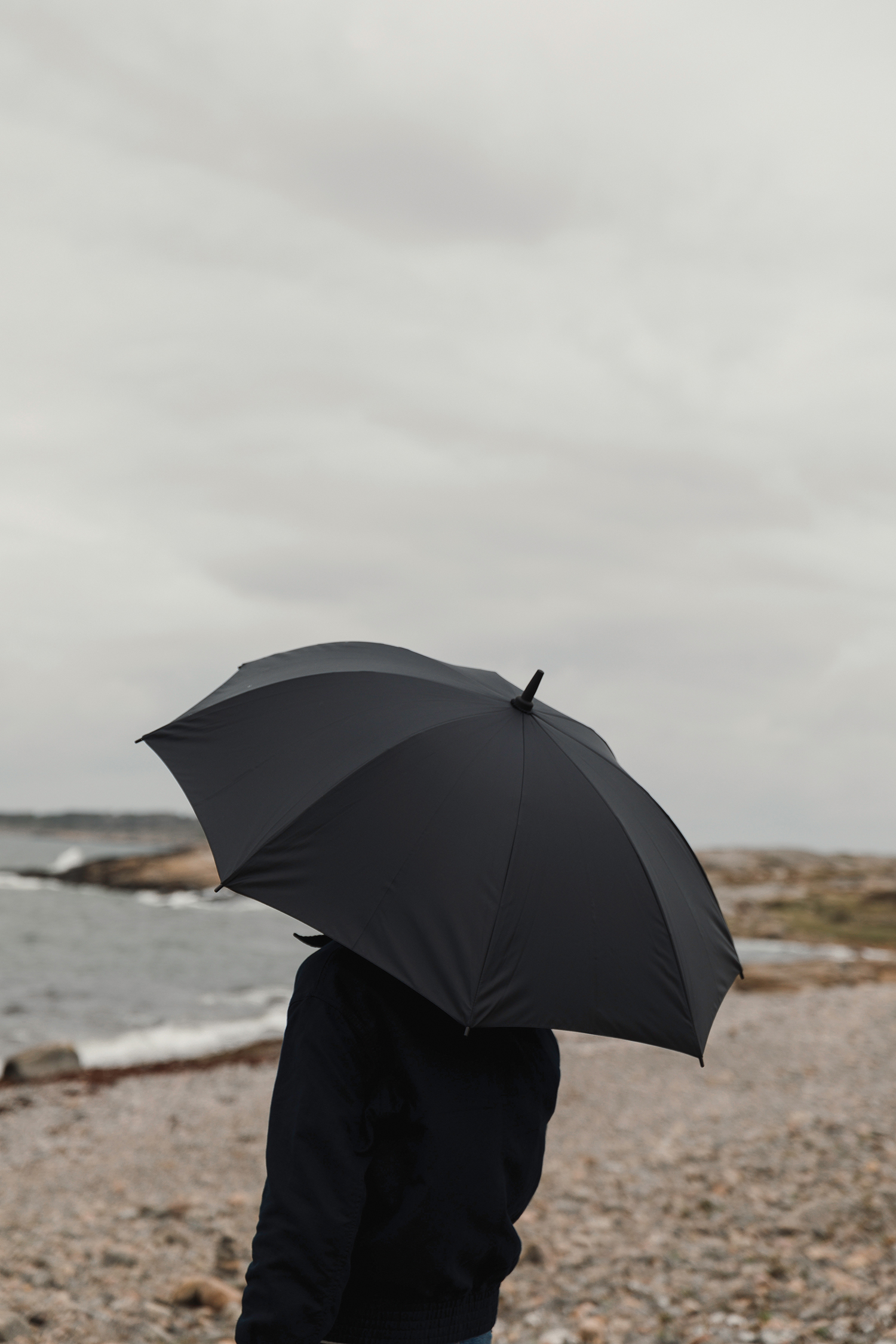 Зонт-трость антишторм VINGA Baltimore из rPET AWARE™, d120 см-4