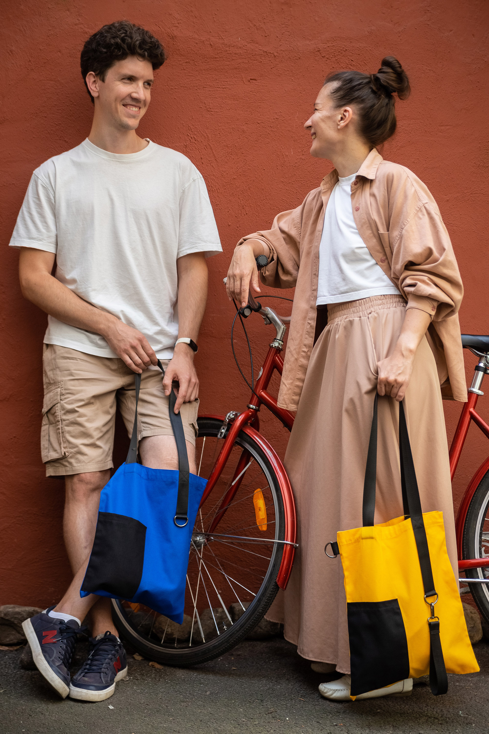 Шоппер Superbag Color (жёлтый с чёрным)-7