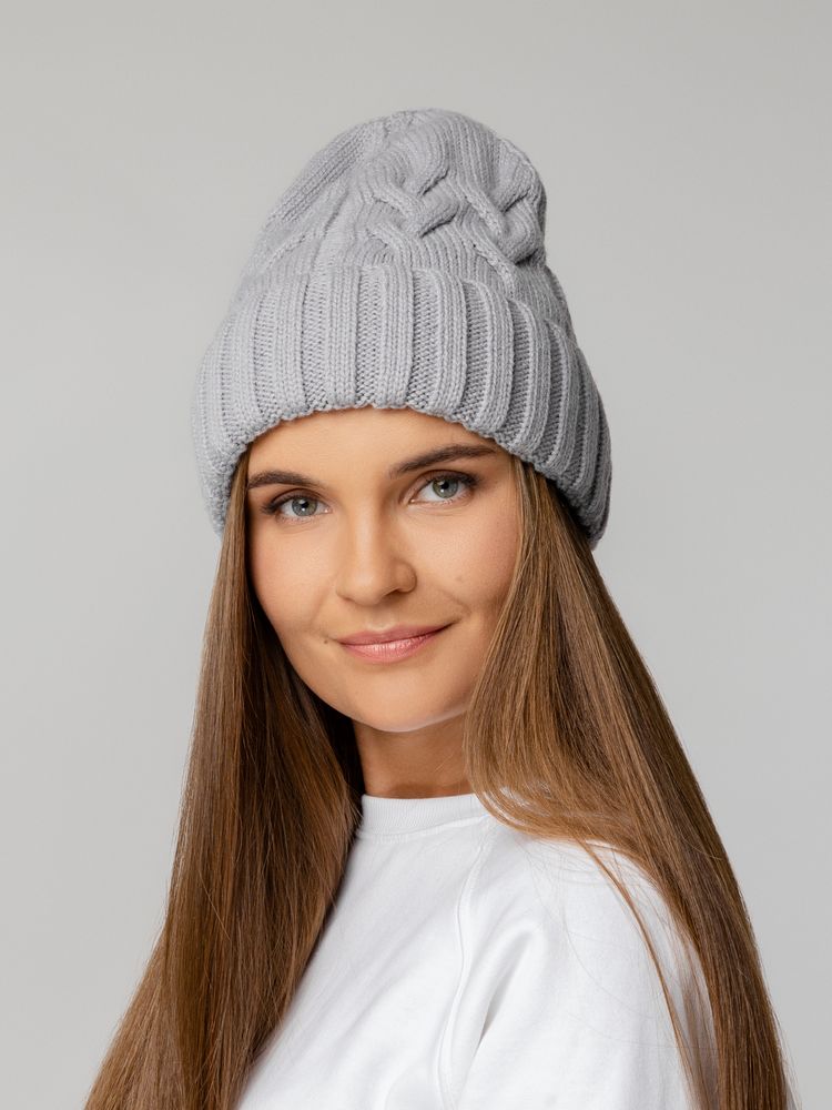 Шапка Loren, серая-2