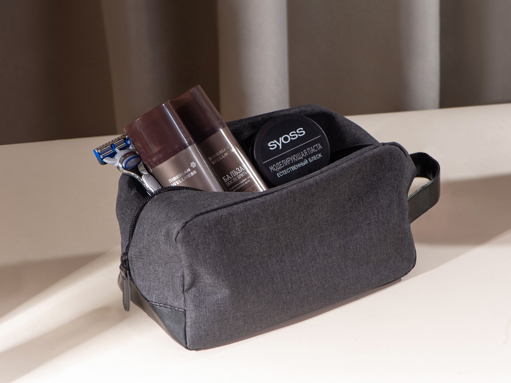 Несессер Fabrizio, серый/черный-8