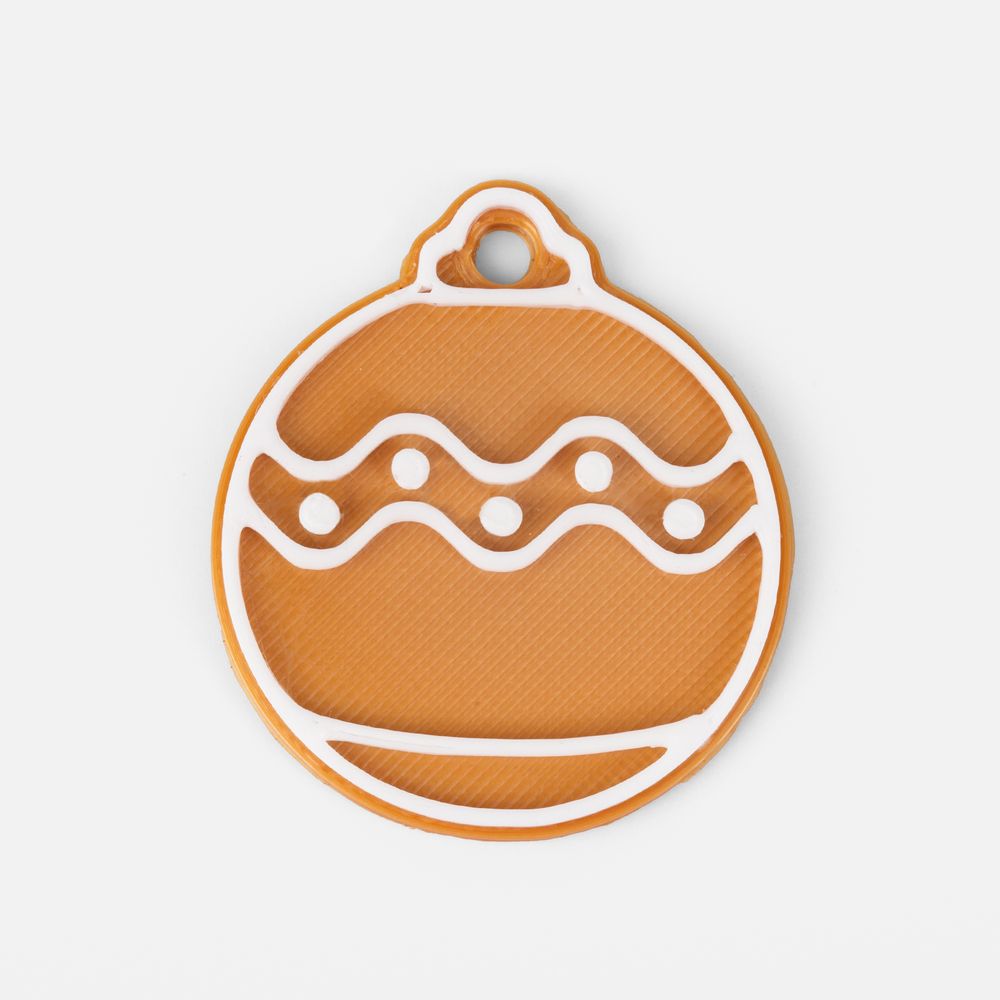 Мини-подвеска «Пряник», 3D-печать на заказ, шарик-0