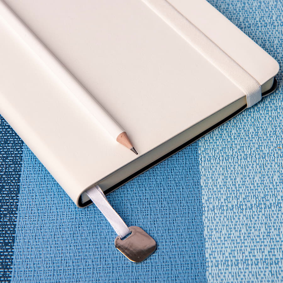 Карандаш чернографитный круглый MIZORI, пластиковый, белый-3