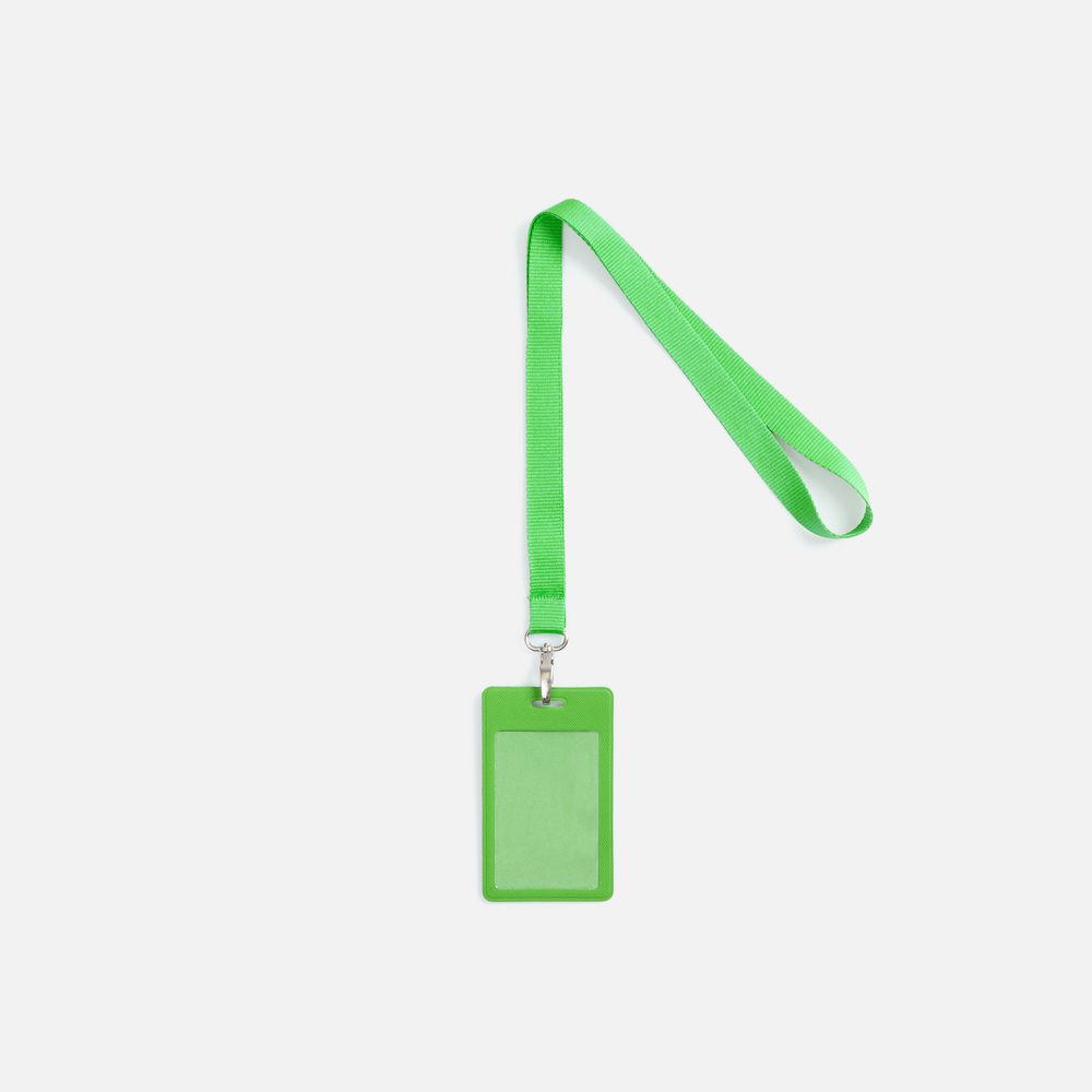 Лента для бейджа Pin, зеленая-1