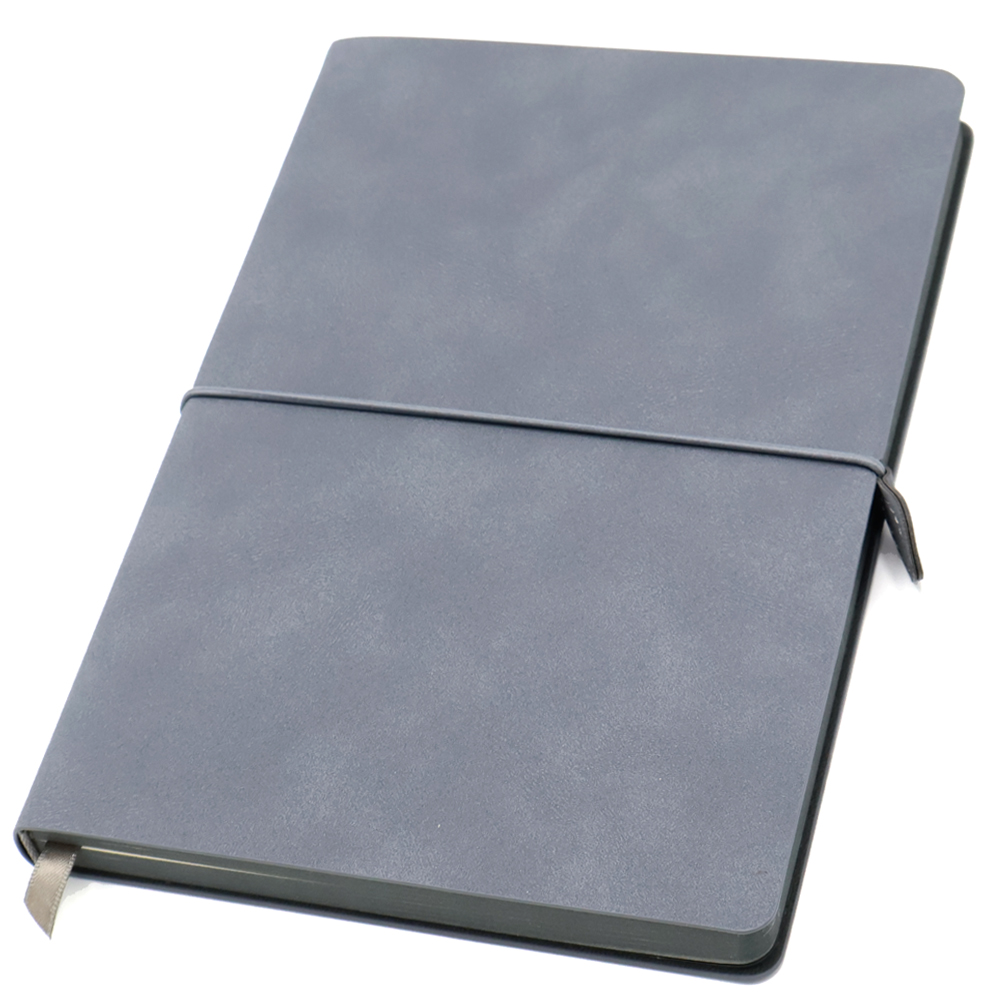 Ежедневник A5 недатированный Massimo в мягком переплёте, Серый-0