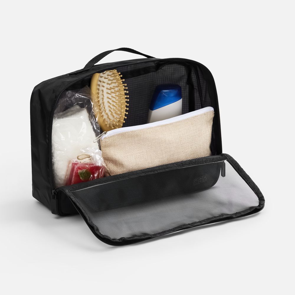 Дорожный набор сумок noJumble 4 в 1, черный-3