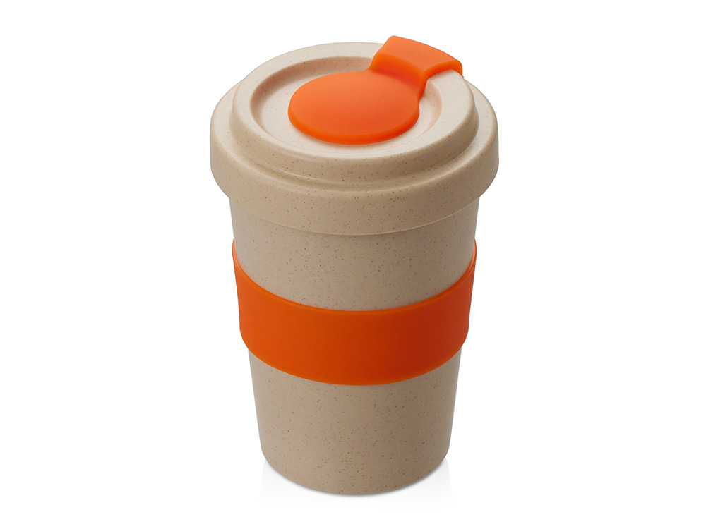 Стакан из пшеничного волокна Flava, оранжевый 021C-0