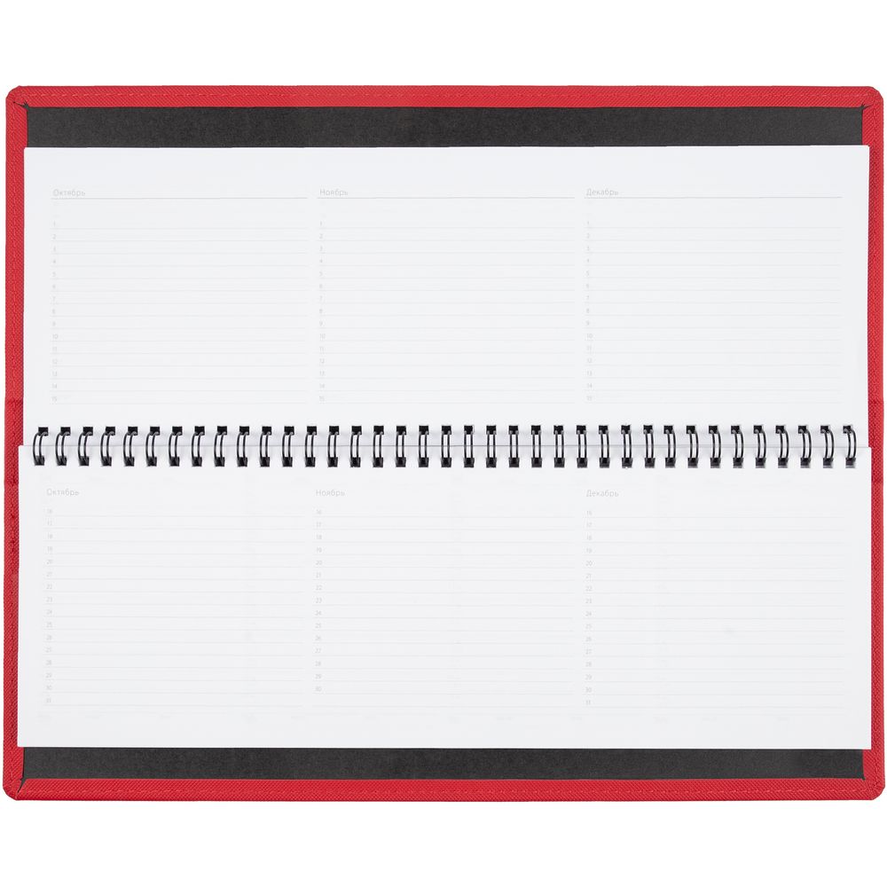 Планинг Grade на заказ, недатированный, красный-2