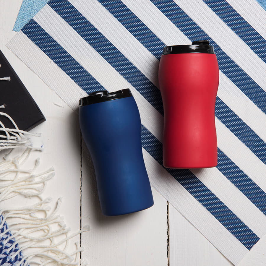 Термокружка вакуумная VELVET, ярко-красный-3