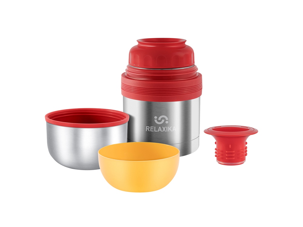 Термос универсальный (для еды и напитков) Relaxika 201, 500 мл, стальной-7