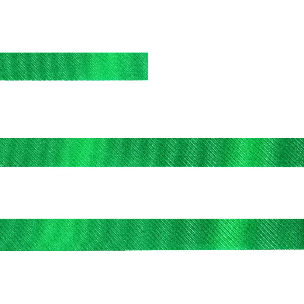 Лента сатиновая Satin 10 S, зеленая, 30 см-1