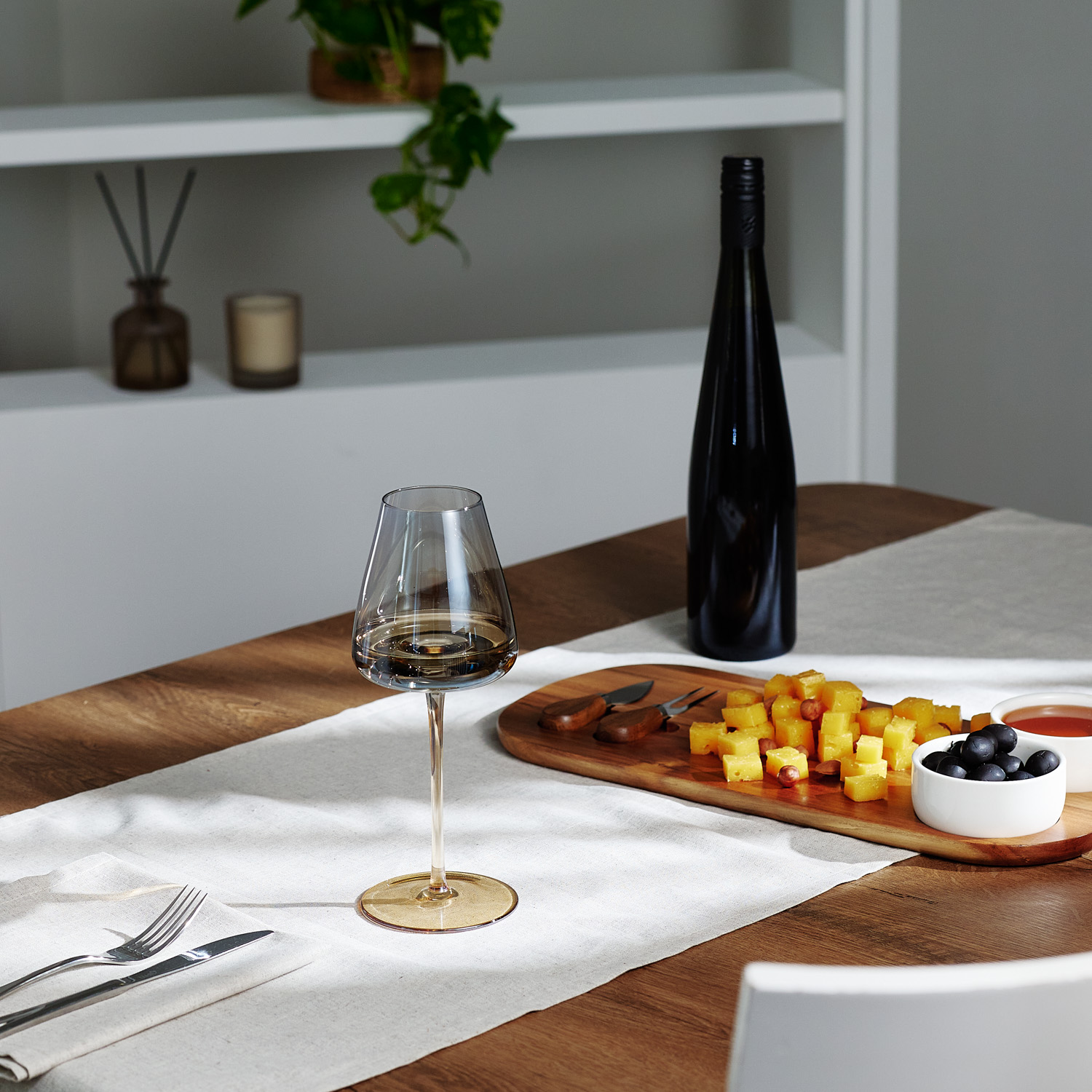 Бокал для вина Ницца (Nizza), градиент золотой-3