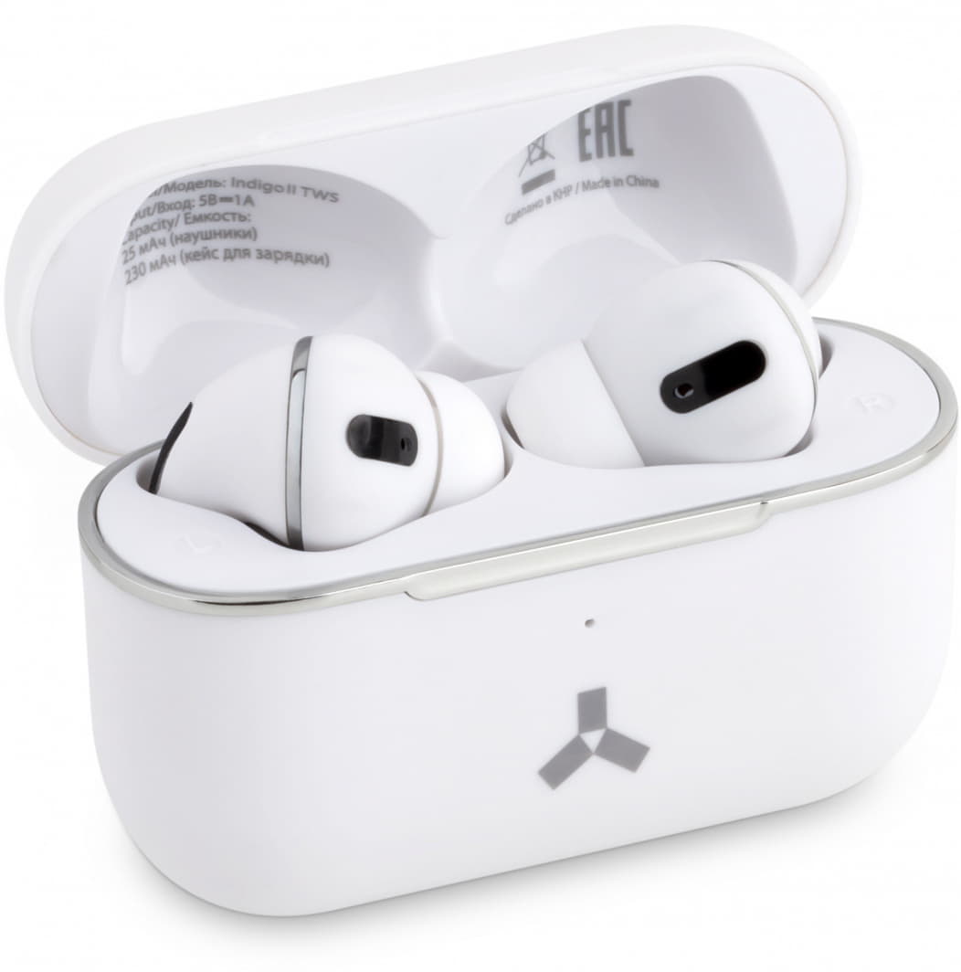 Беспроводные наушники Accesstyle Indigo II TWS, белый, белый-5