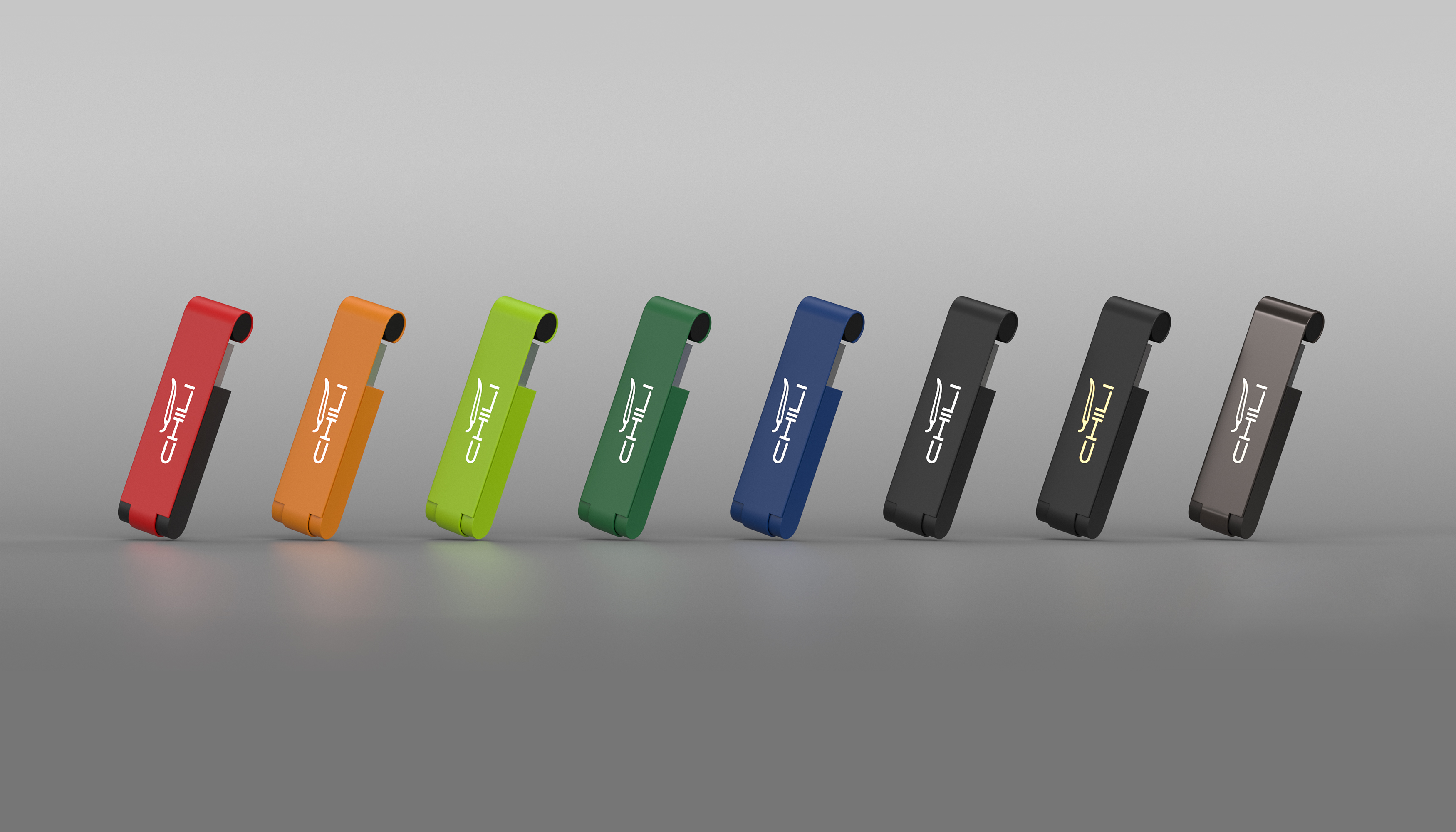 Флеш-карта "Case" 8GB, покрытие soft touch-2