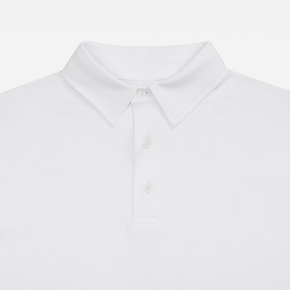 Рубашка поло унисекс Senti, белая-3