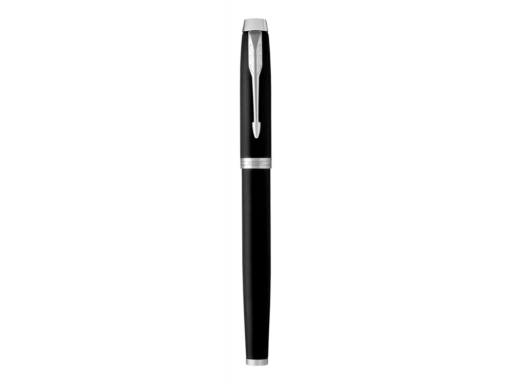 Перьевая ручка Parker IM Mat Black CT, перо: F, цвет чернил: blue, в подарочной упаковке.-2