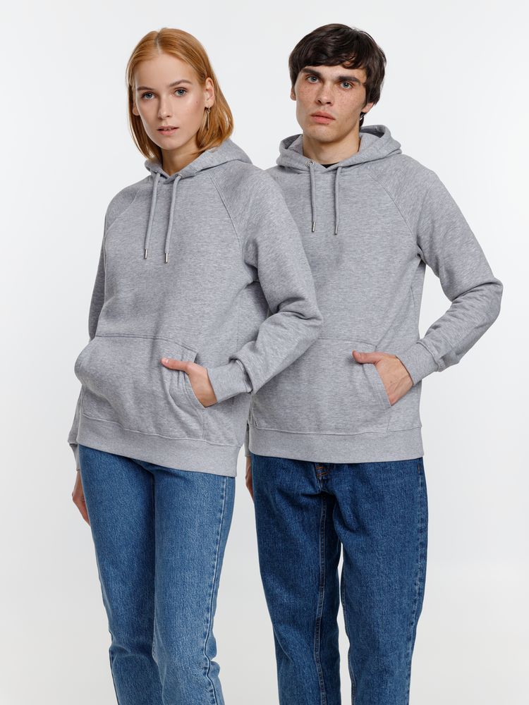 Толстовка унисекс Stellar, серый меланж-6