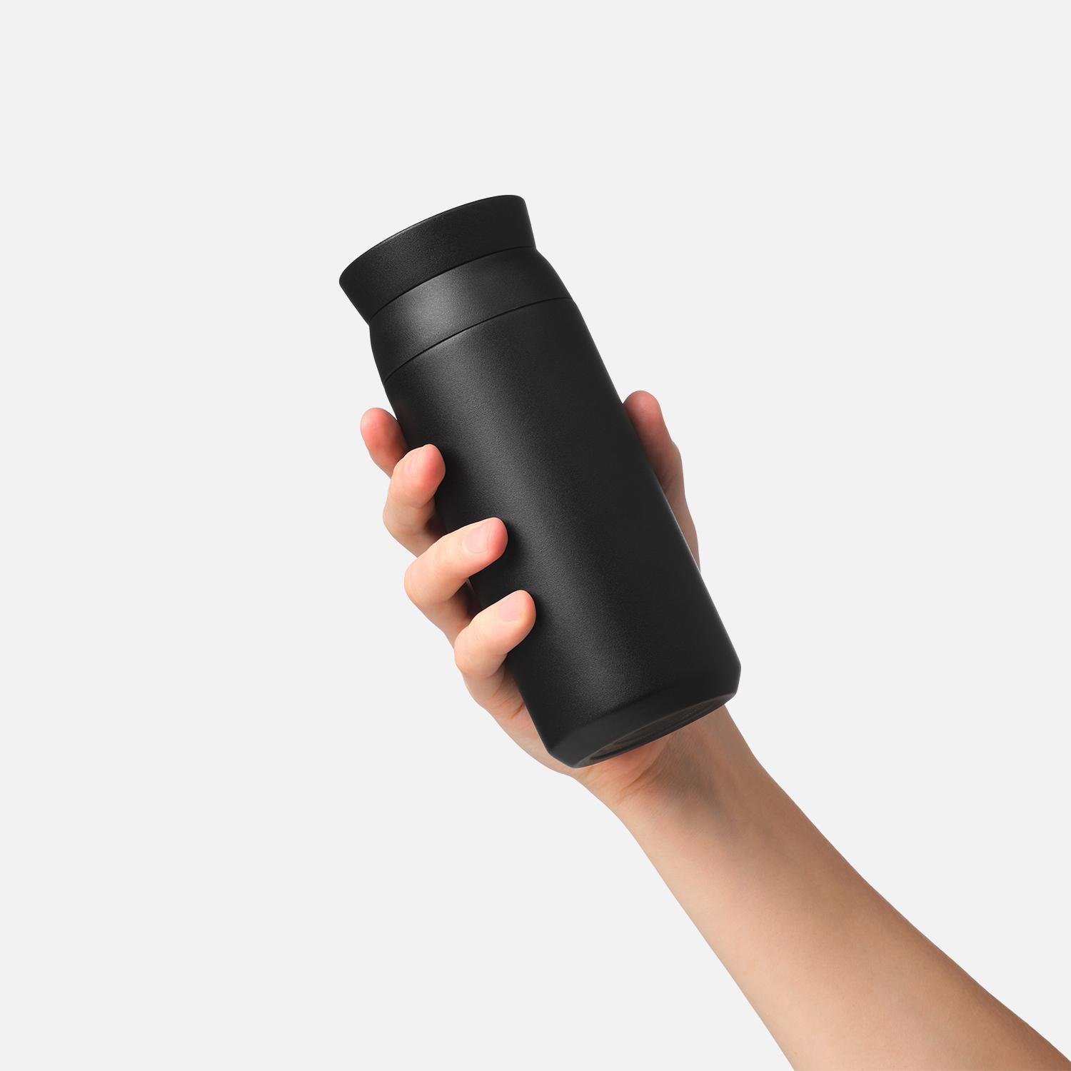 Термобутылка вакуумная герметичная Грейс, черная-5