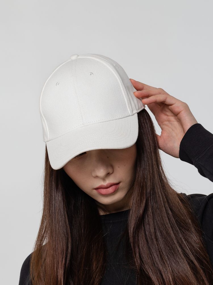 Бейсболка Hillside, белая-4