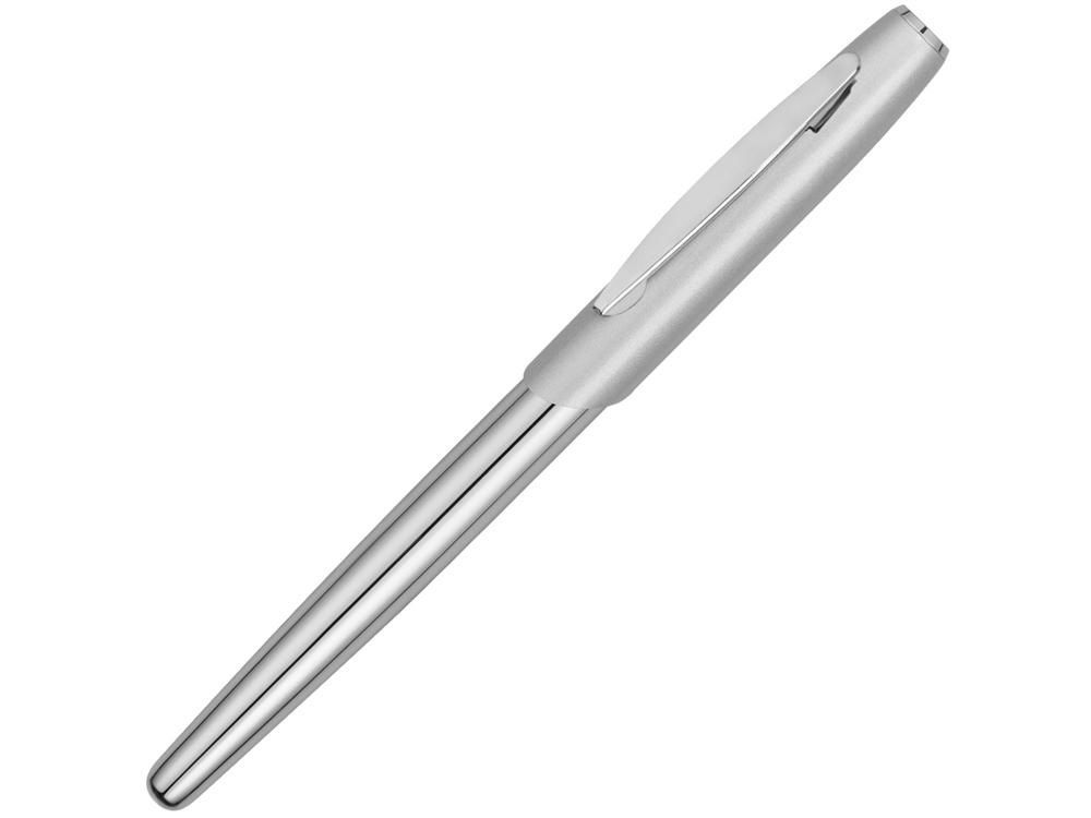 Ручка роллер Roma, серебристый, черные чернила-0